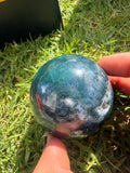 Moss Agate Sphere from India