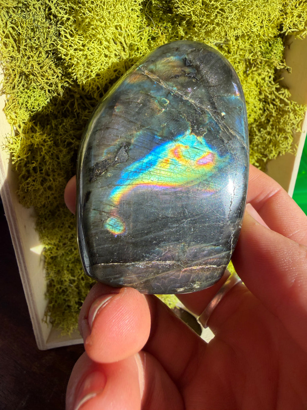 Orange Flash Labradorite