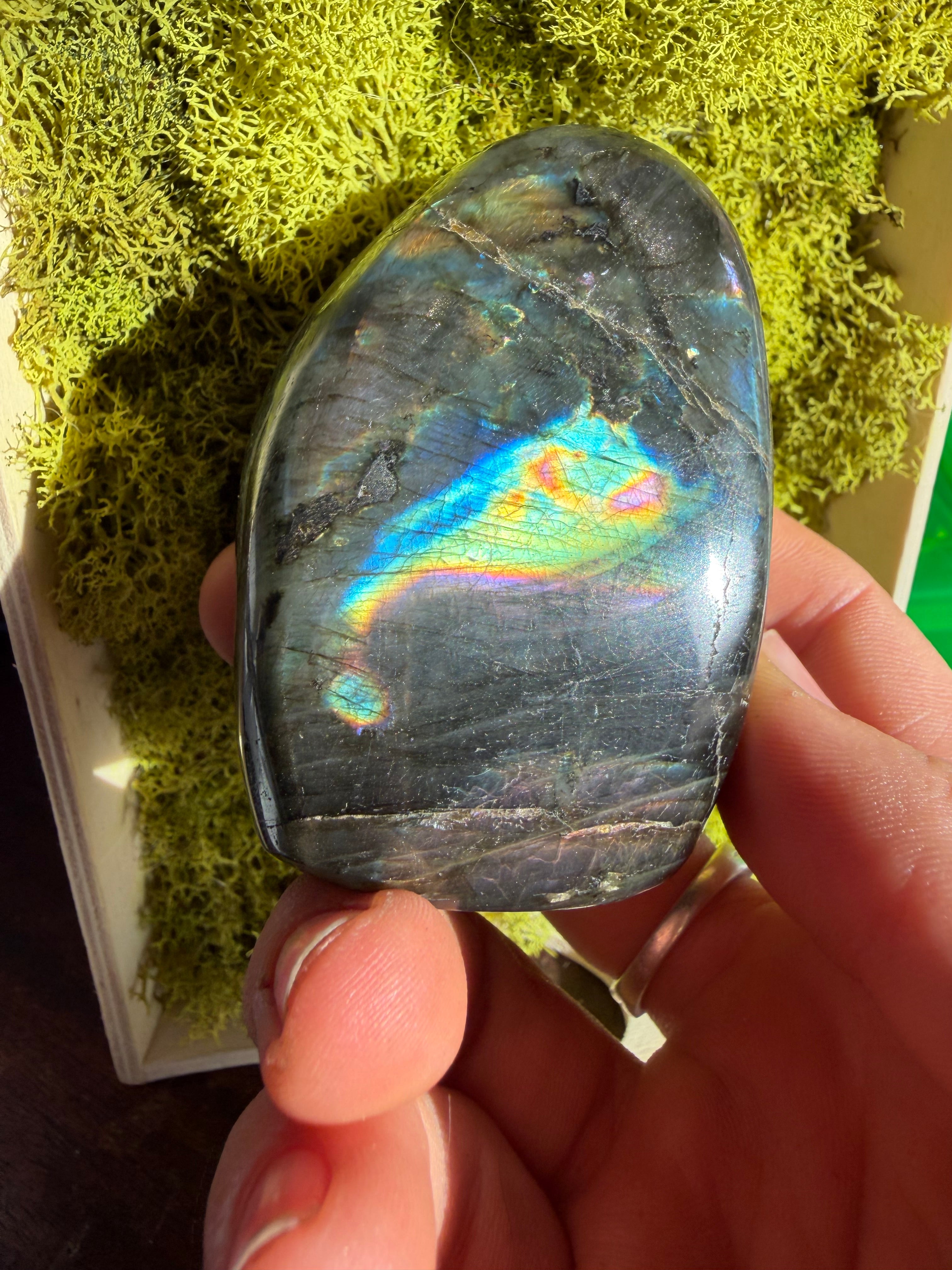 Orange Flash Labradorite