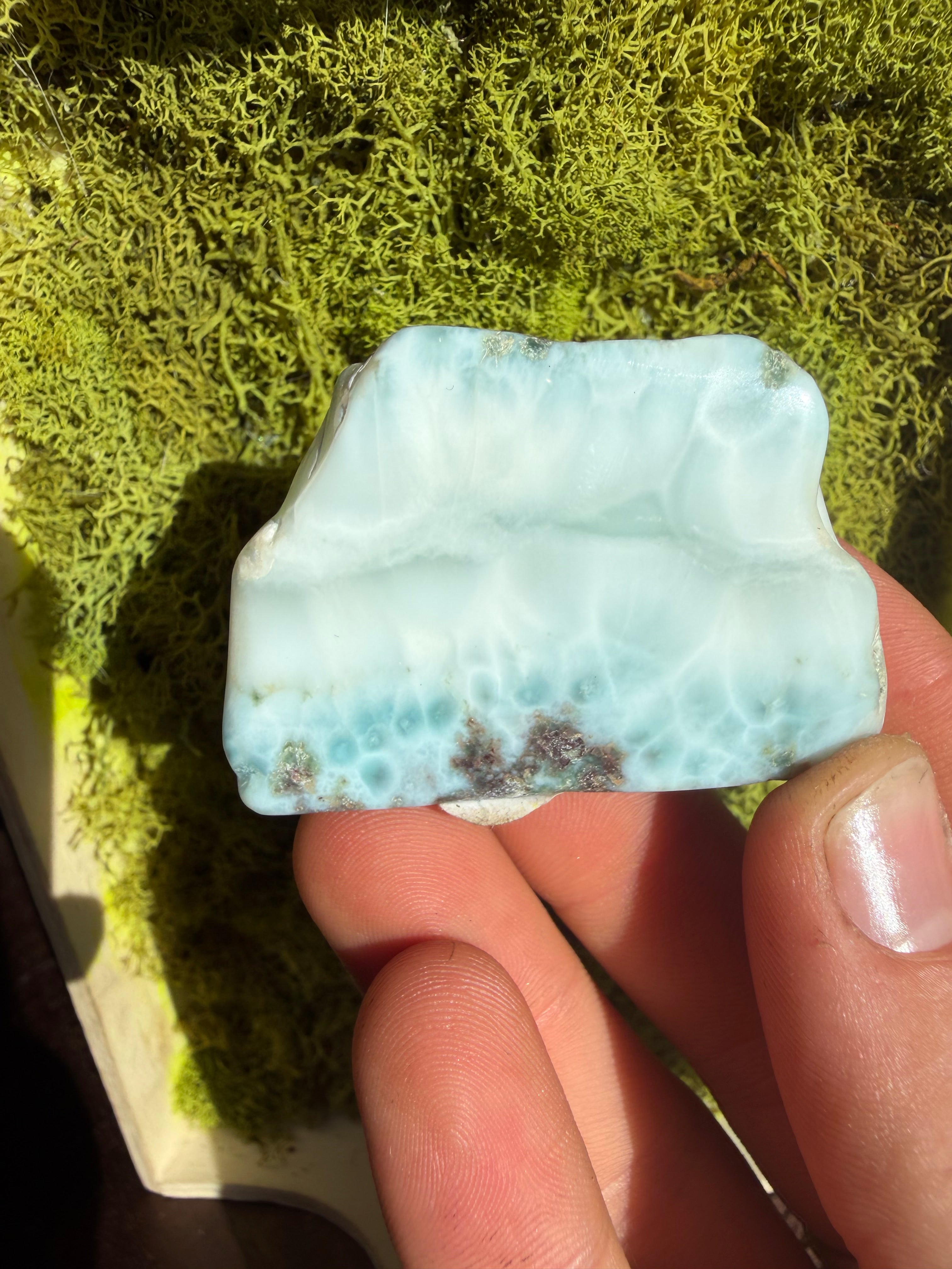 High Quality! Larimar Slab from Dominican Republic