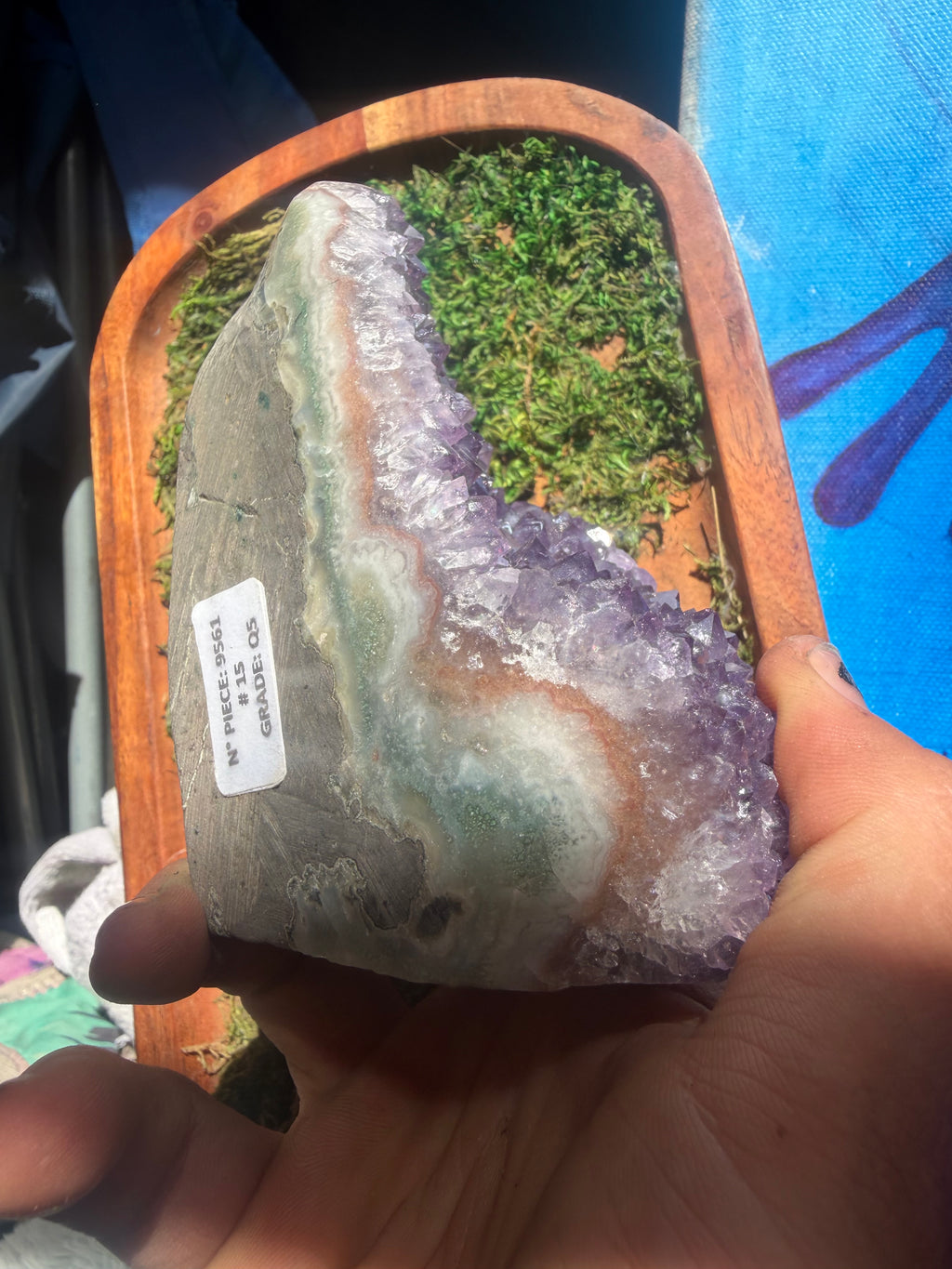 Purple Amethyst Cut Based Crystal
