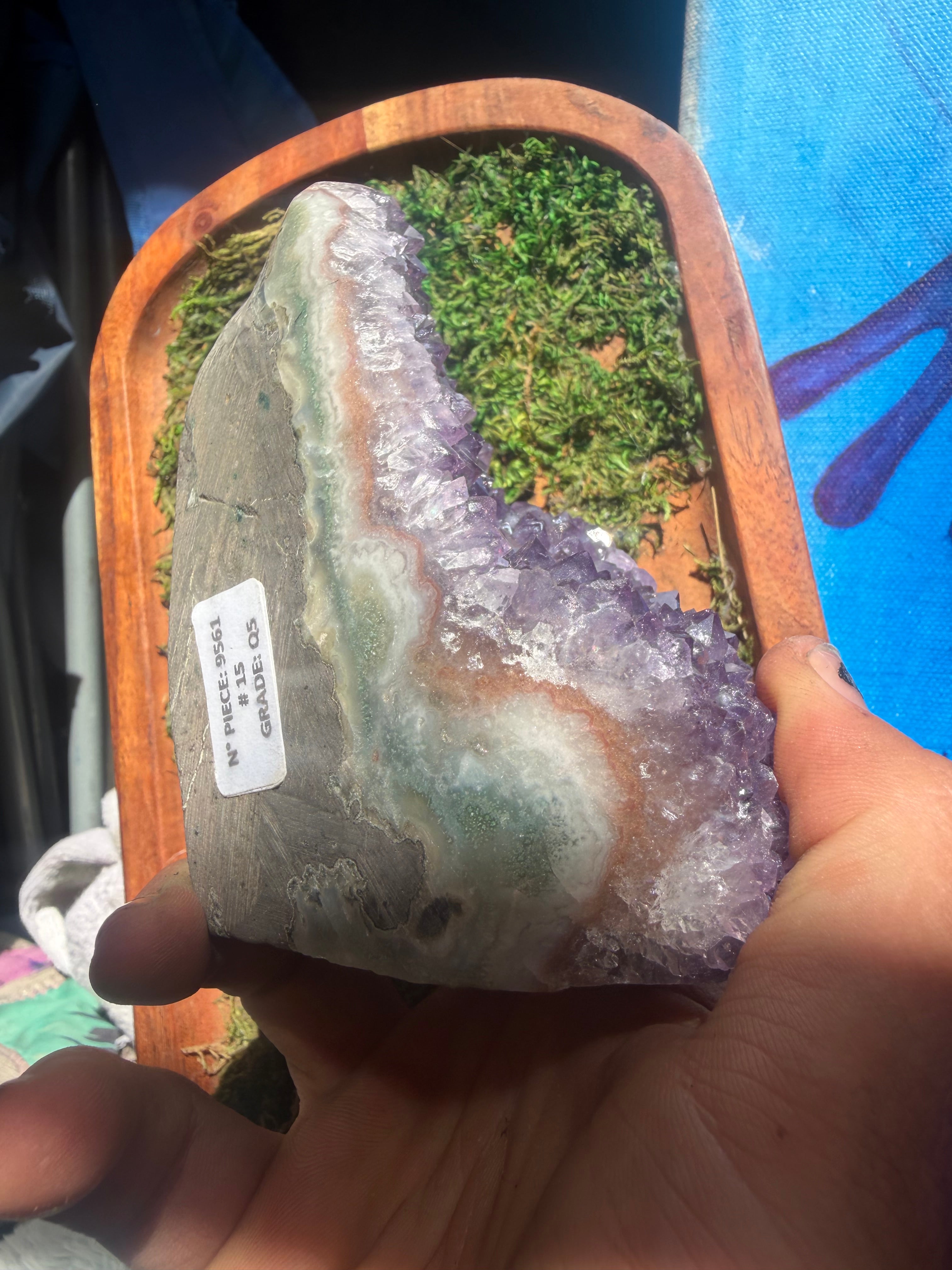 Purple Amethyst Cut Based Crystal