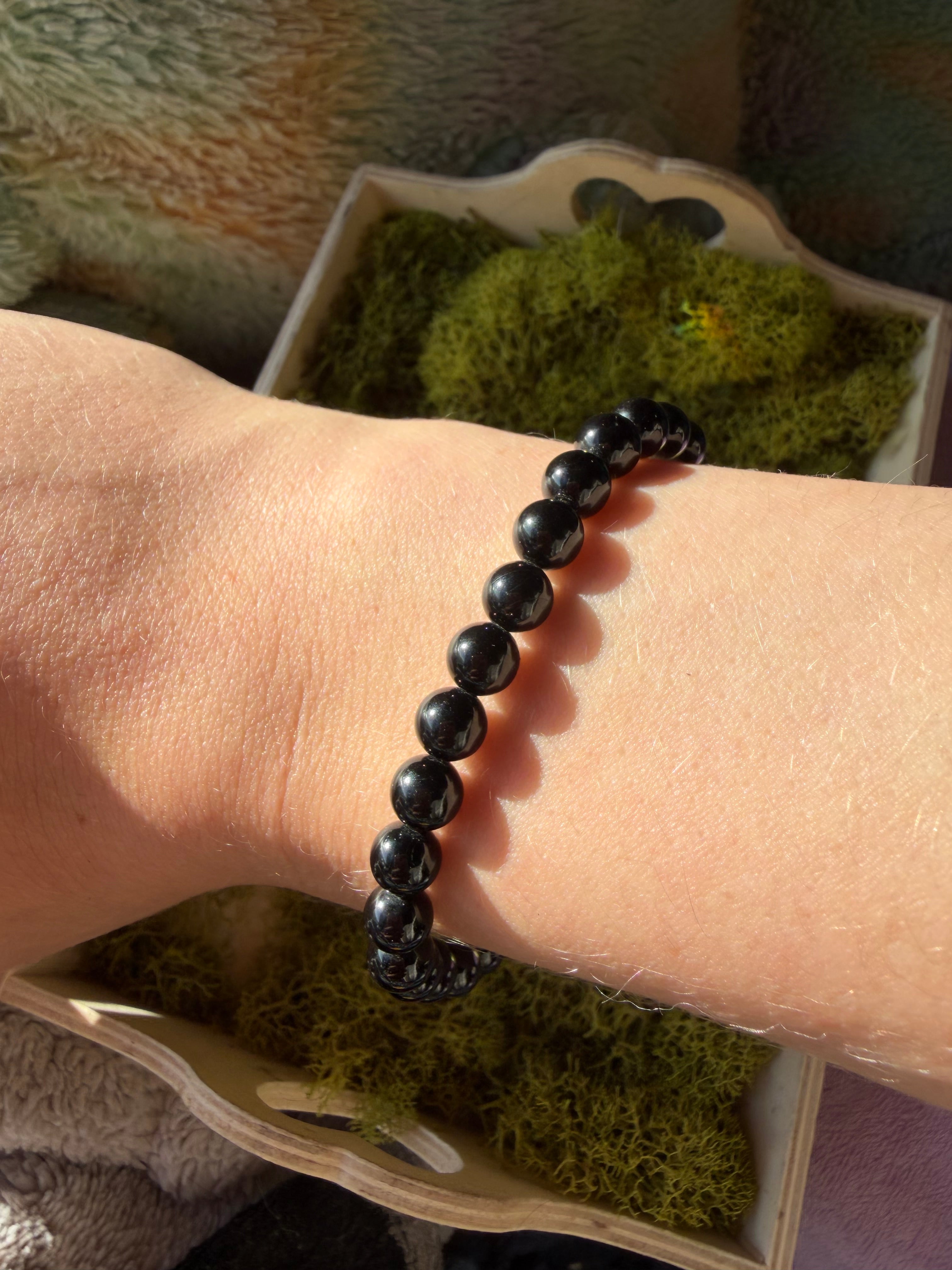 Black Tourmaline Bracelet 6mm