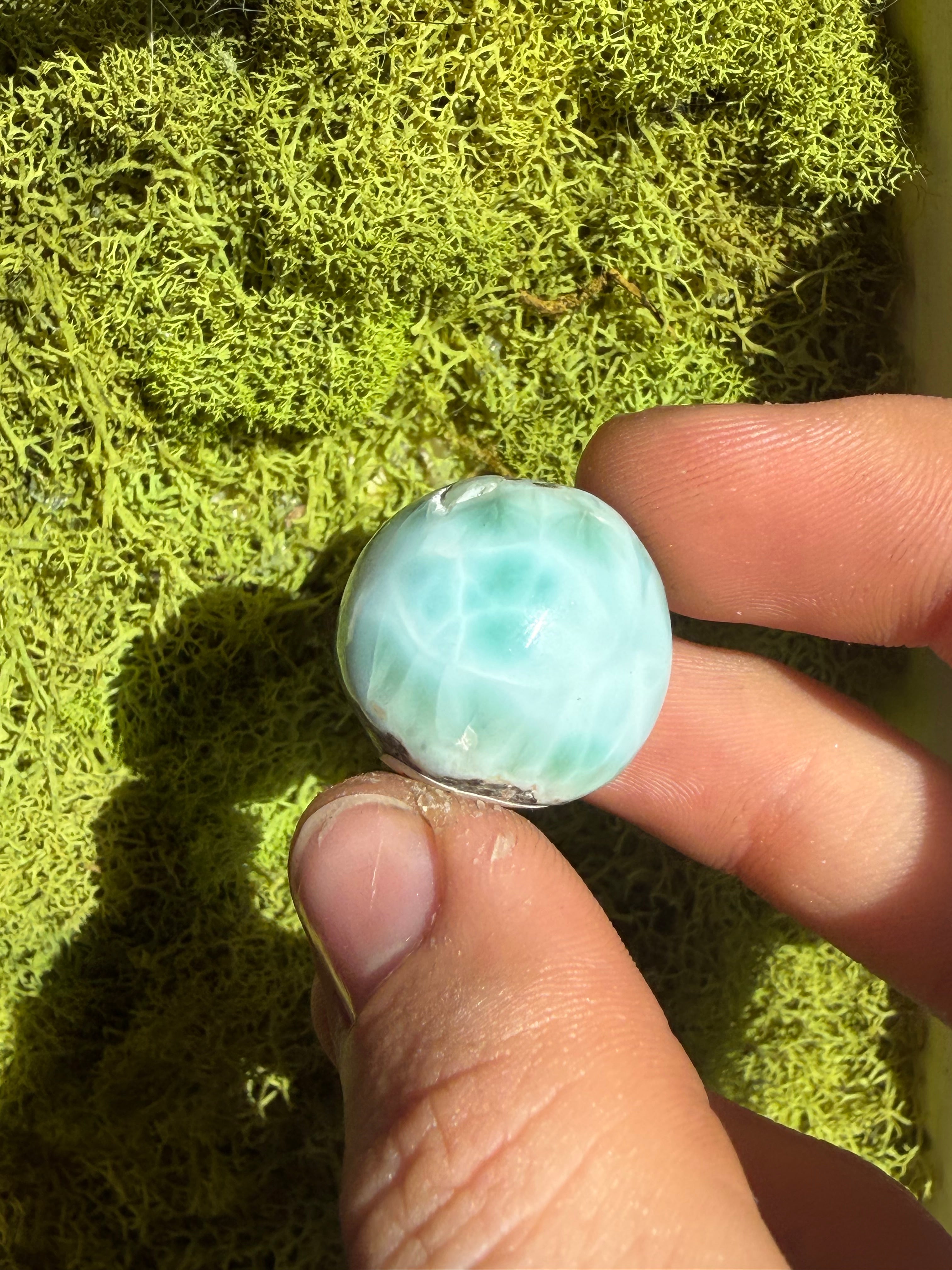 Larimar Sphere from Dominican Republic