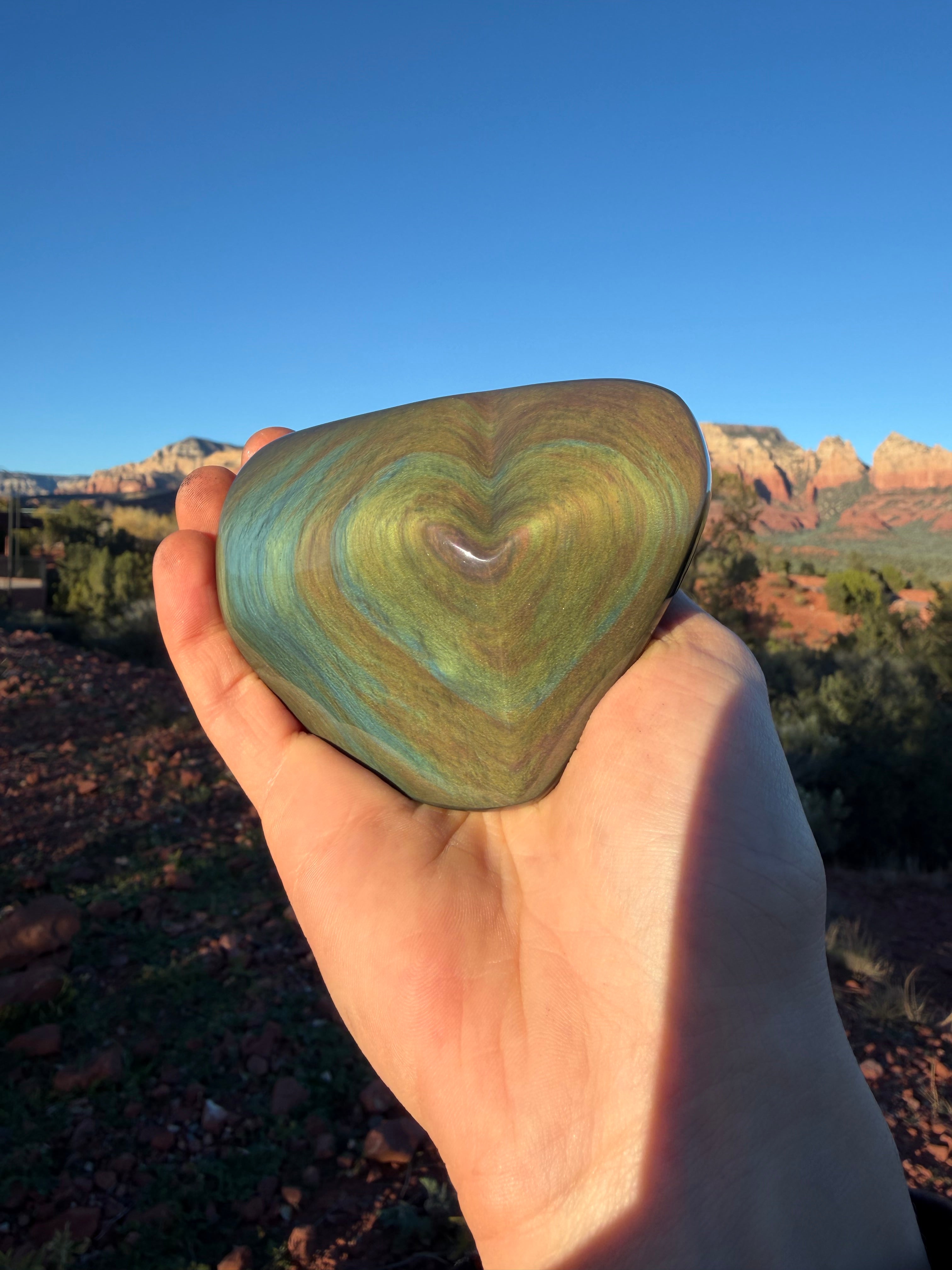 Rainbow Velvet Obsidian from Mexico