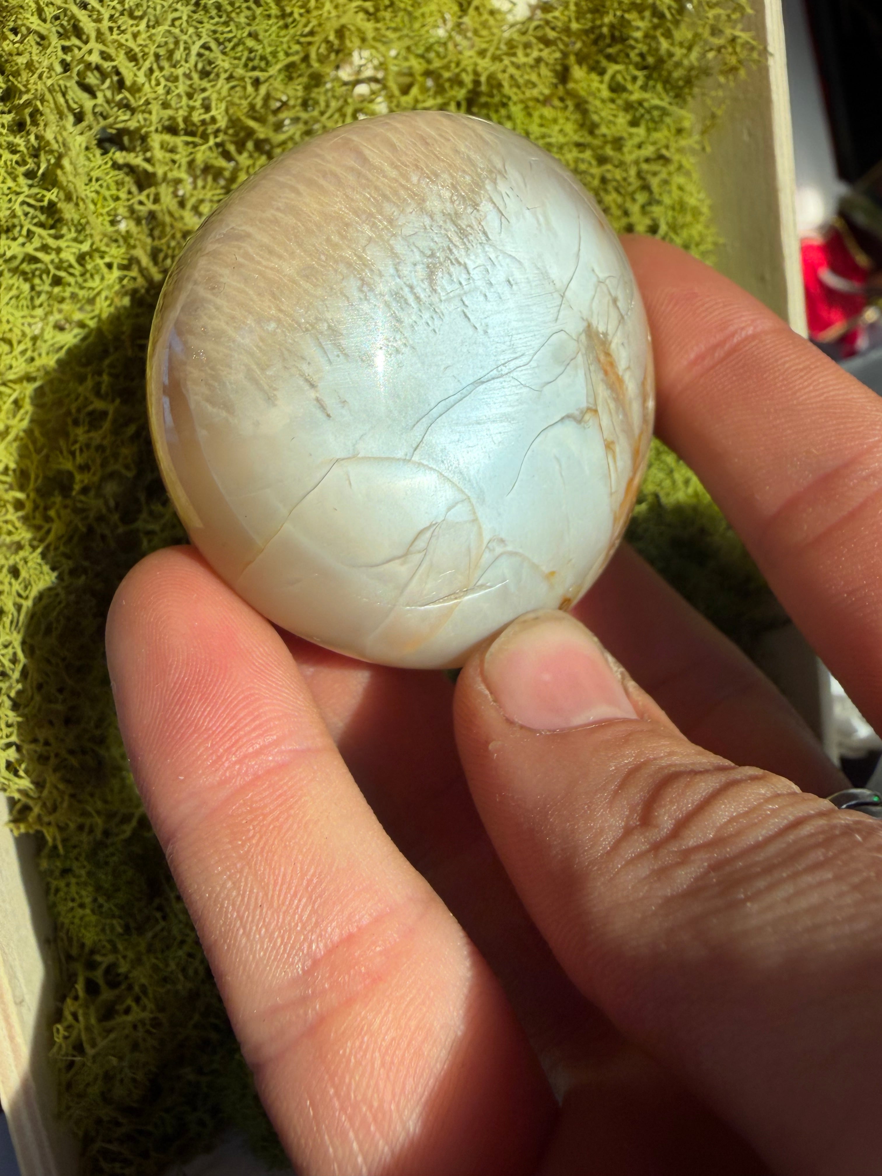 Flashy Peach Moonstone from Madagascar