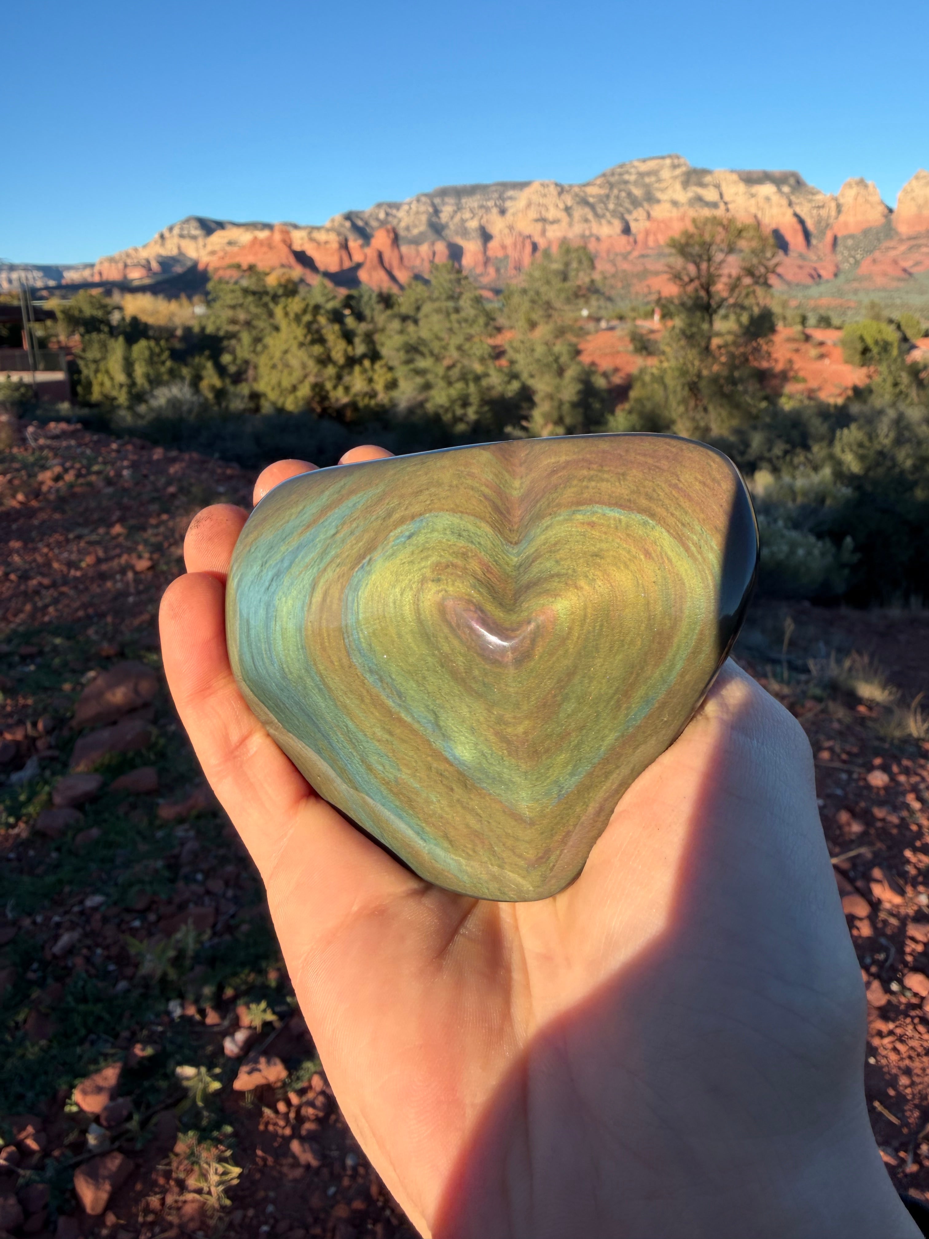 Rainbow Velvet Obsidian from Mexico
