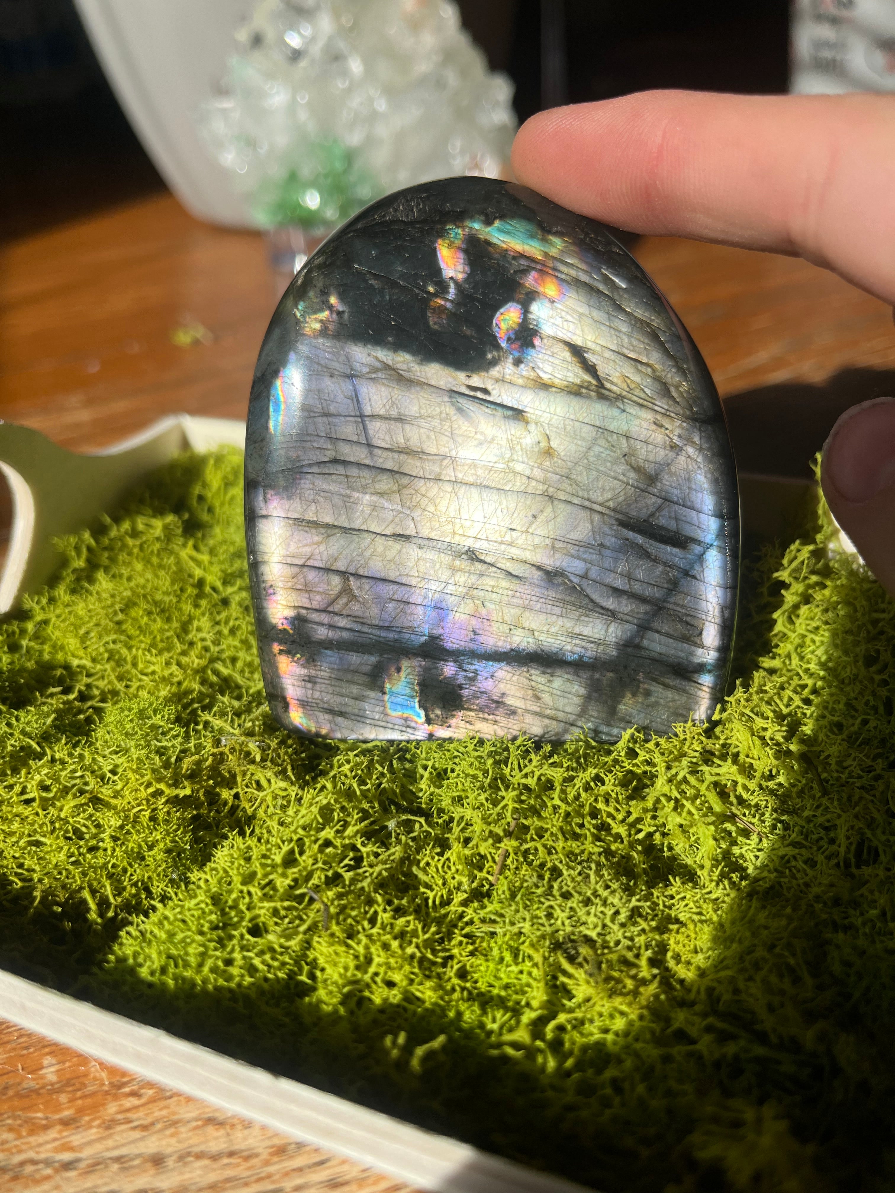 Flashy Rainbow Labradorite from Madagascar