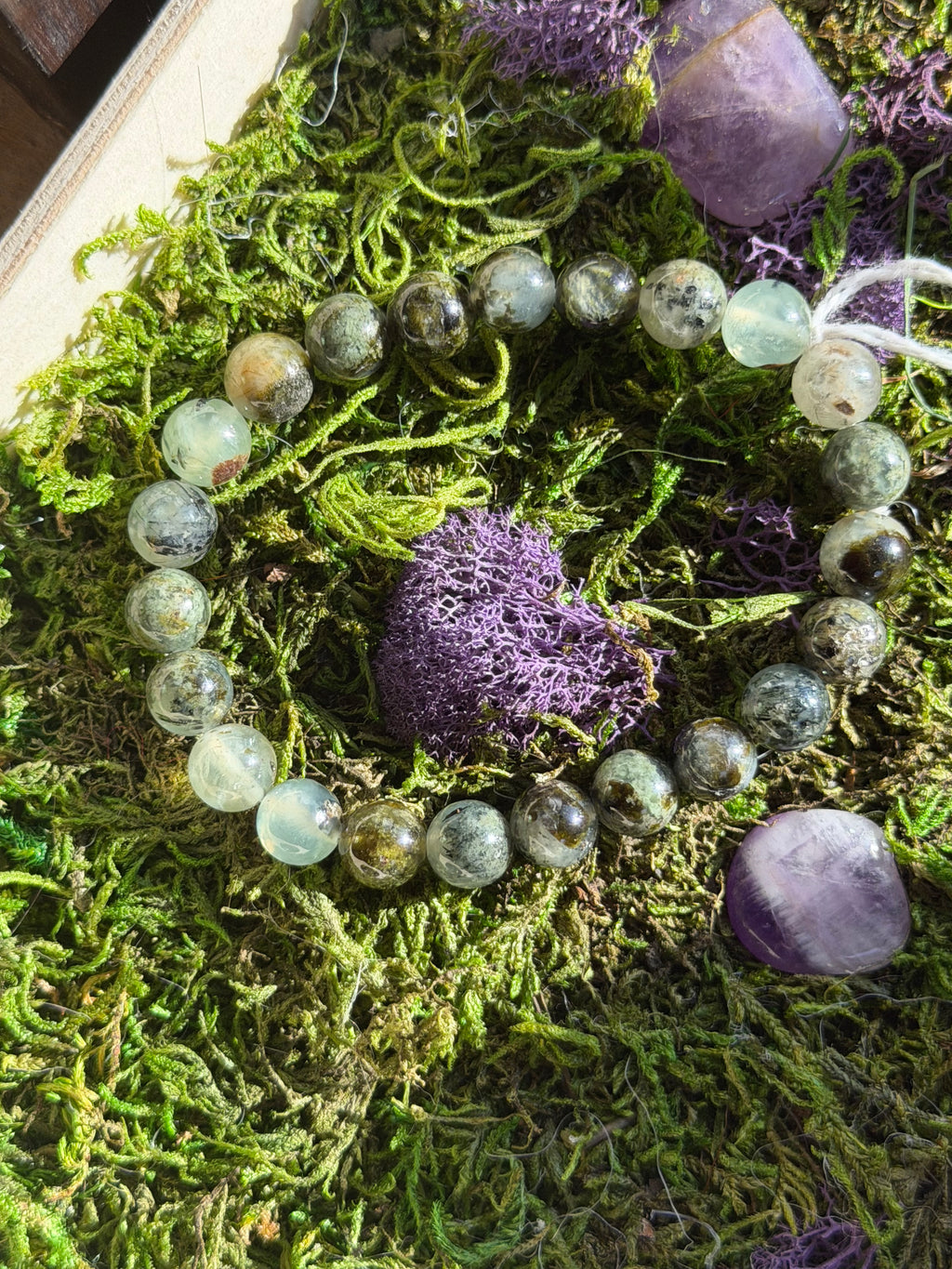 Prehnite Bracelet from India