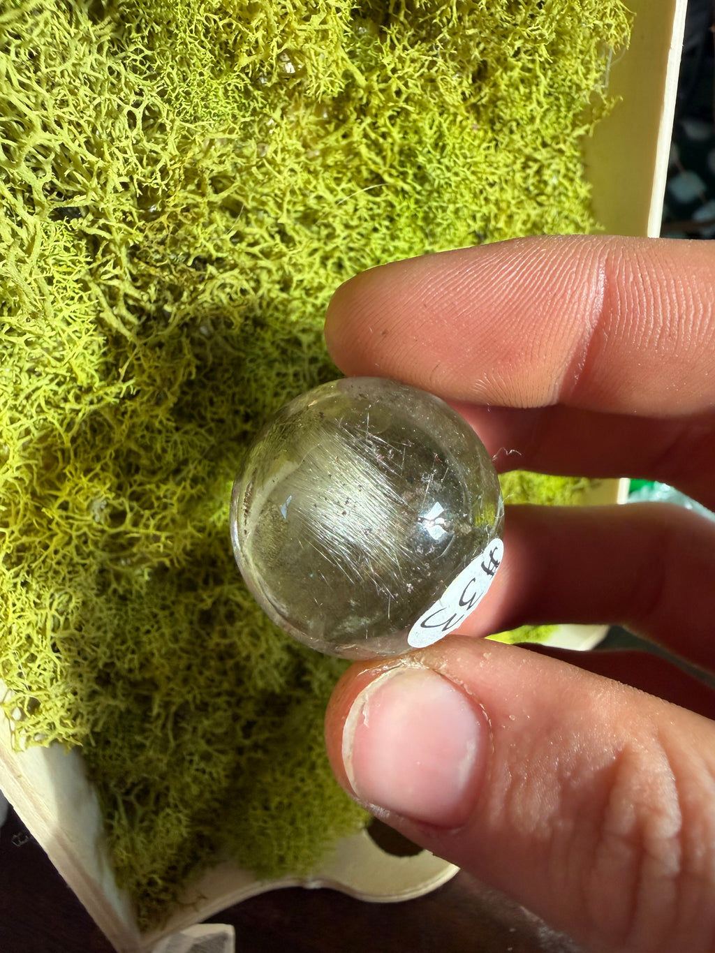 Golden Rutile Quartz Sphere