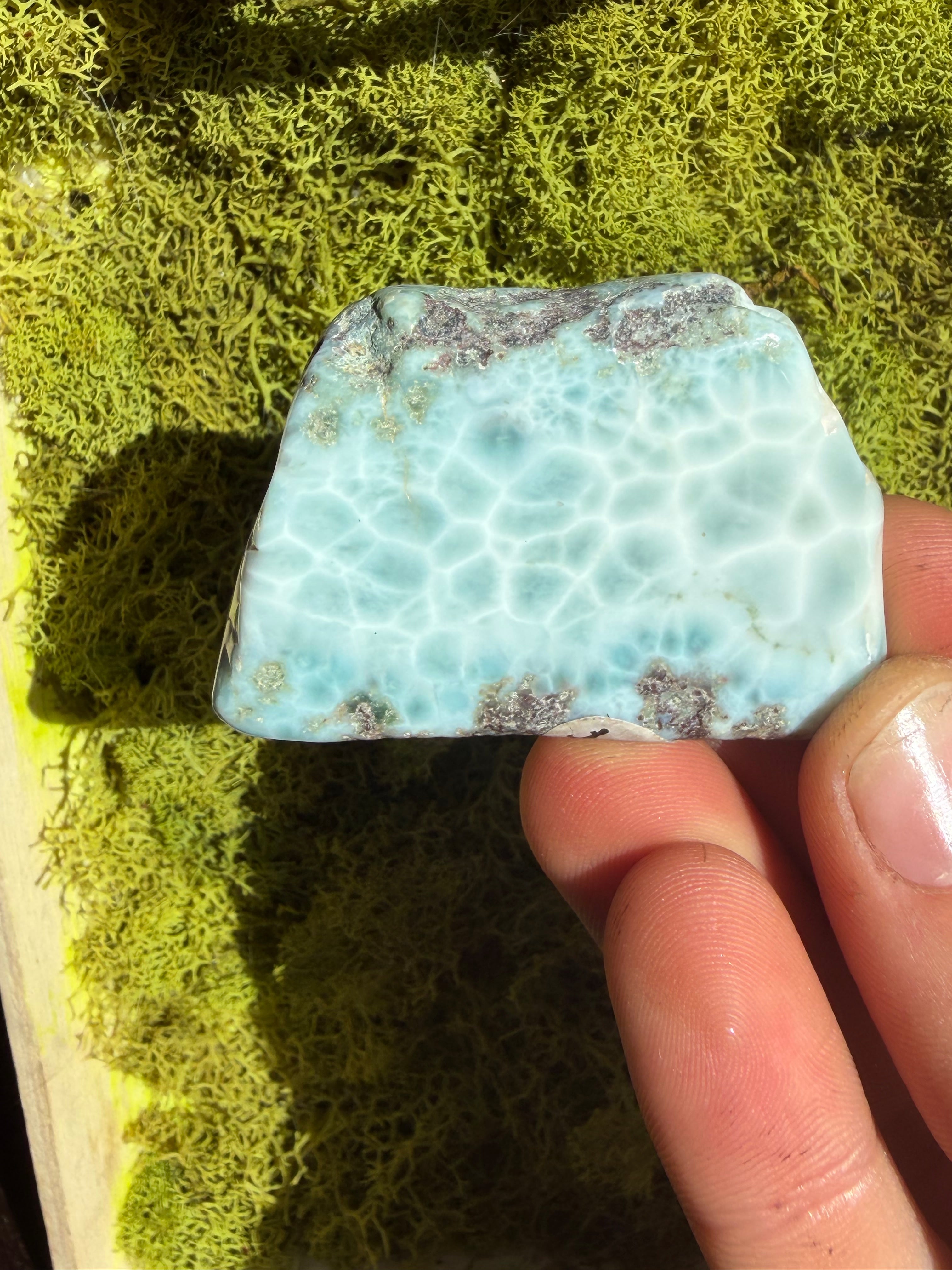 High Quality! Larimar Slab from Dominican Republic