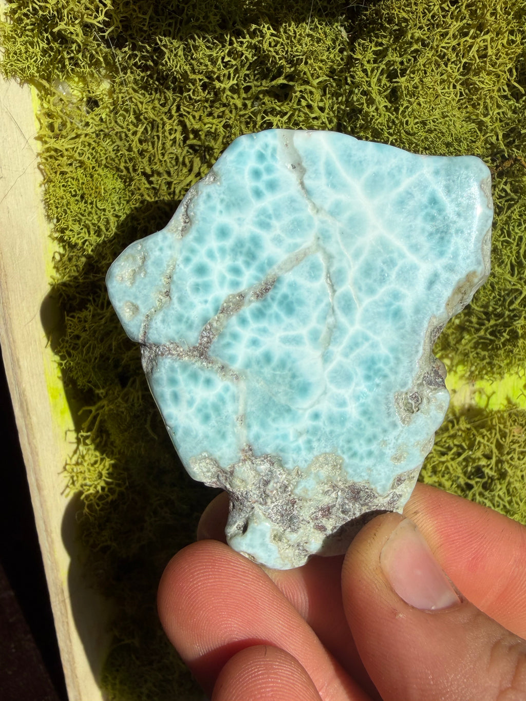 High Quality Larimar Slab from Dominican Republic