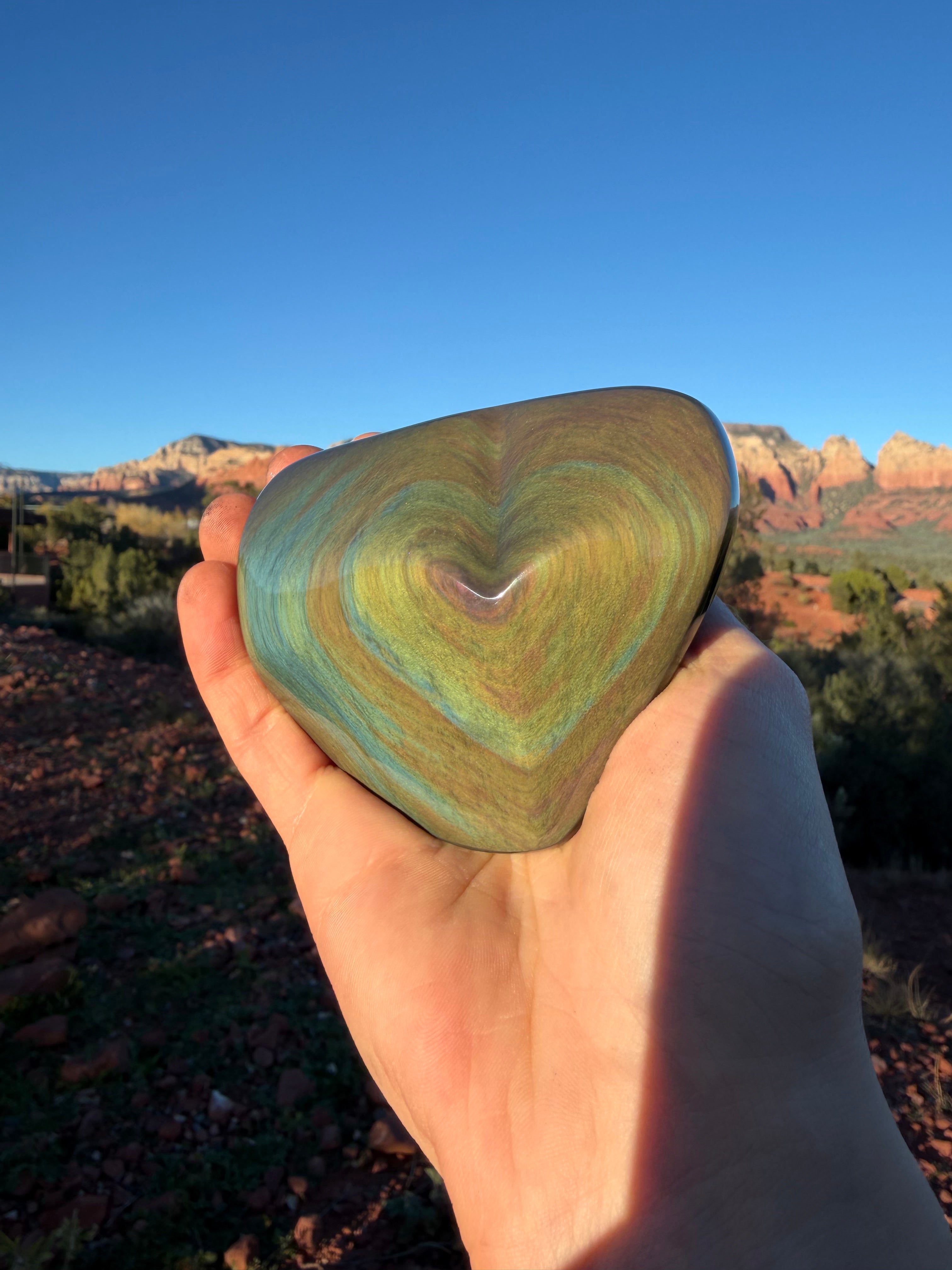 Rainbow Velvet Obsidian from Mexico