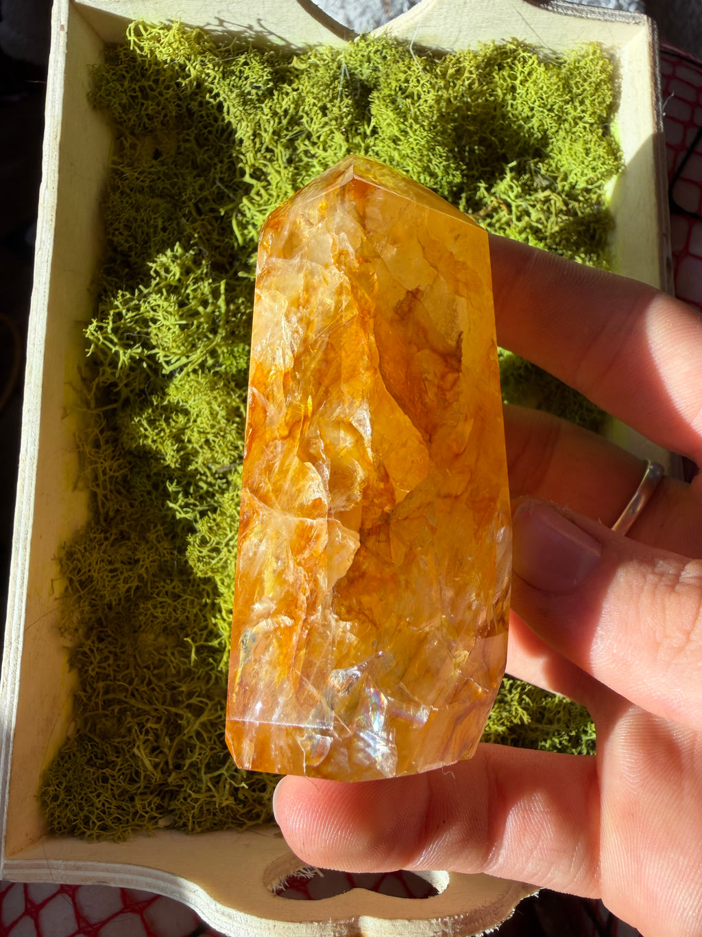 Golden Healer Quartz Tower