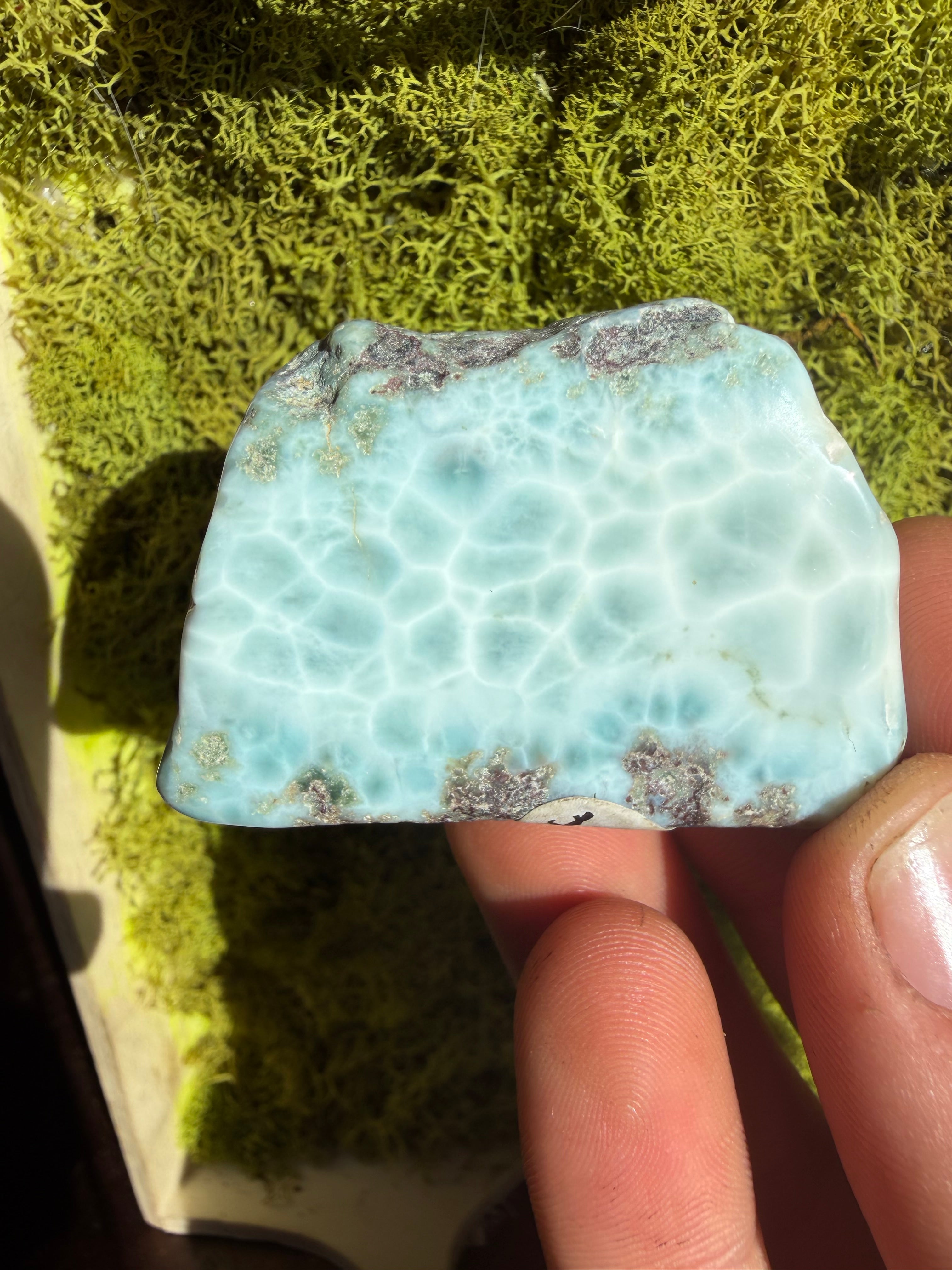 High Quality! Larimar Slab from Dominican Republic
