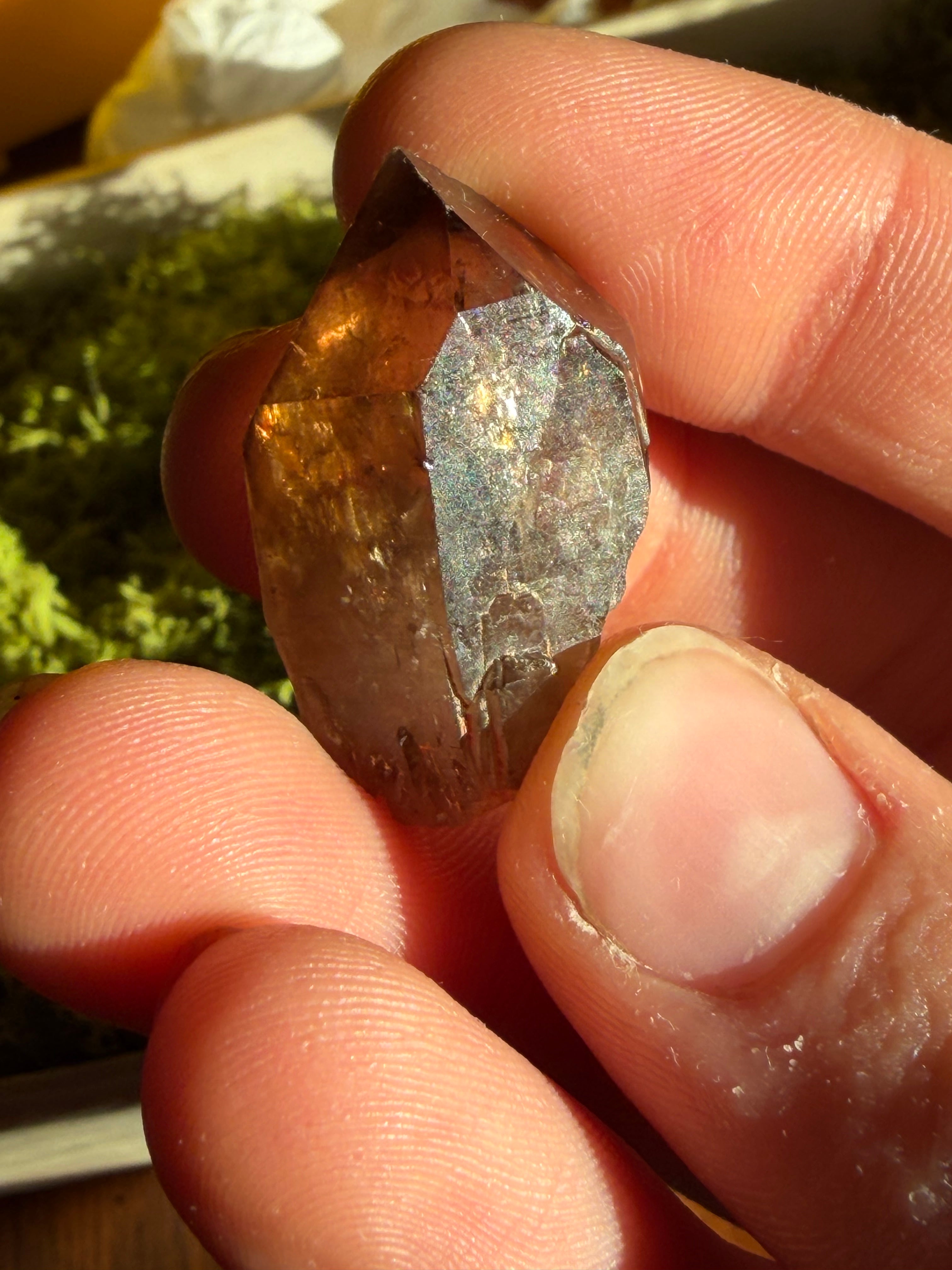 Kundalini Citrine Point from Congo