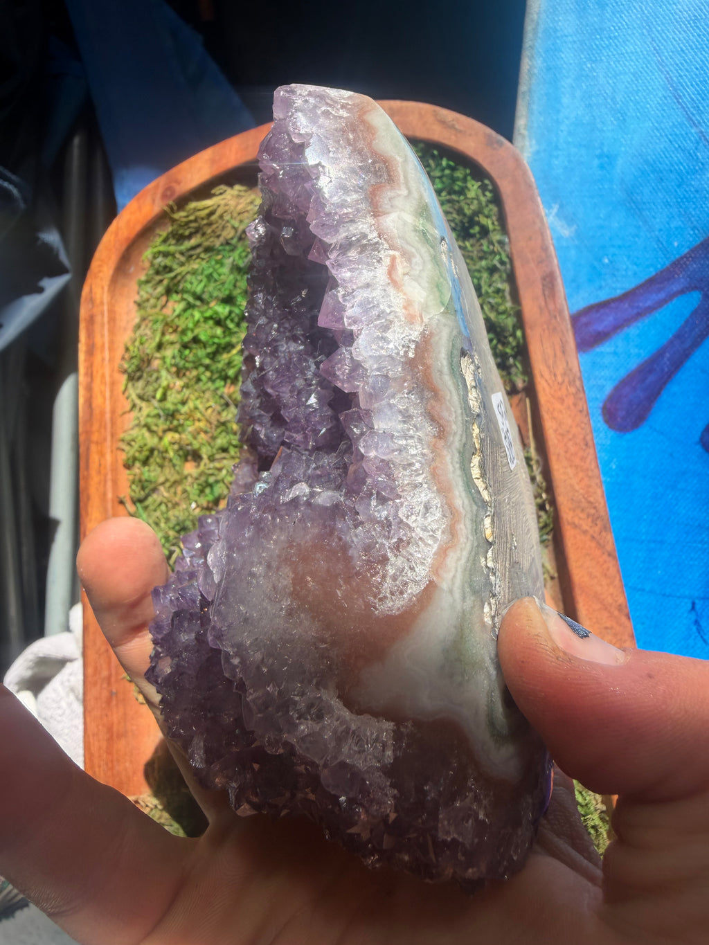 Purple Amethyst Cut Based Crystal