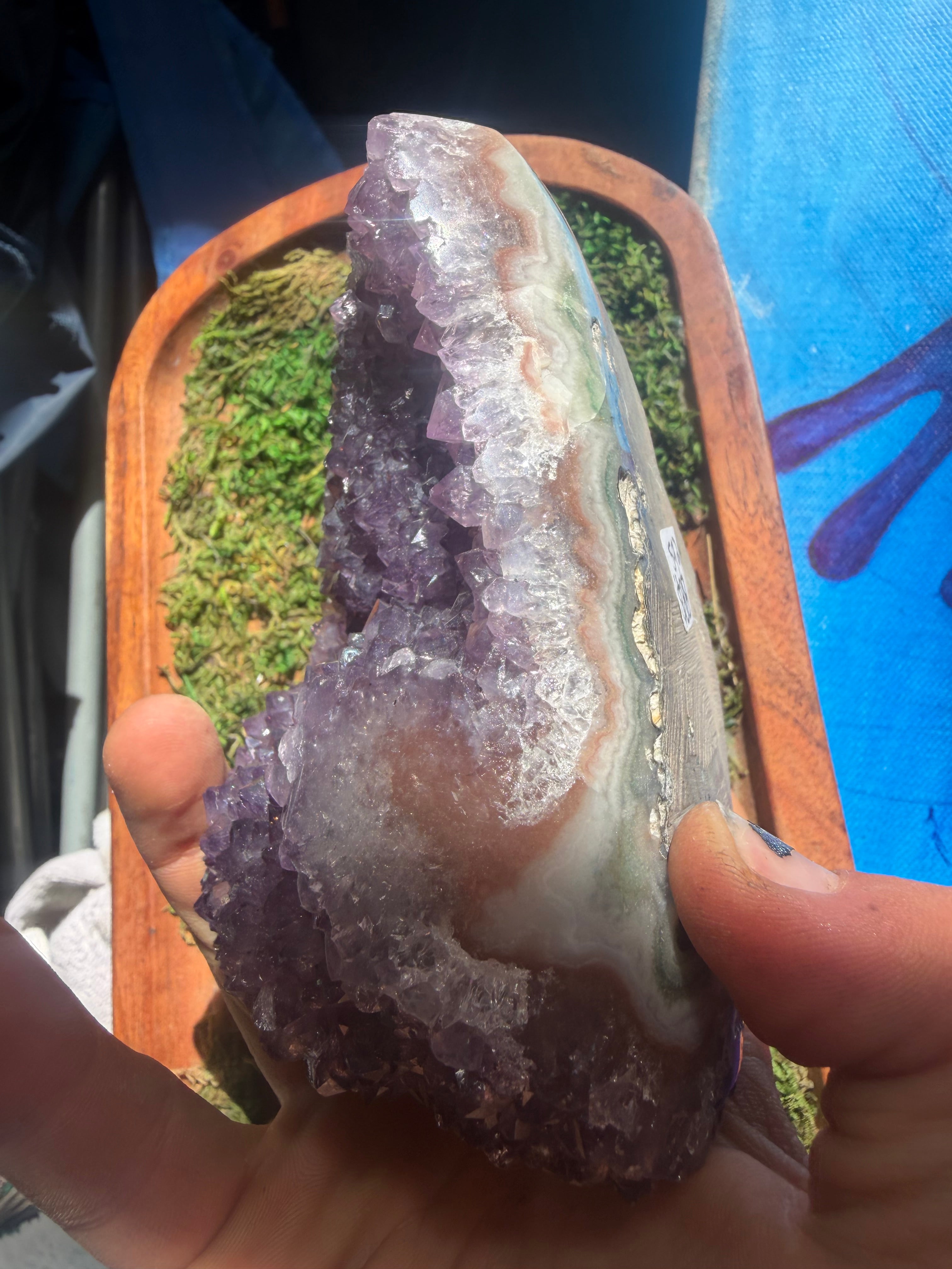 Purple Amethyst Cut Based Crystal