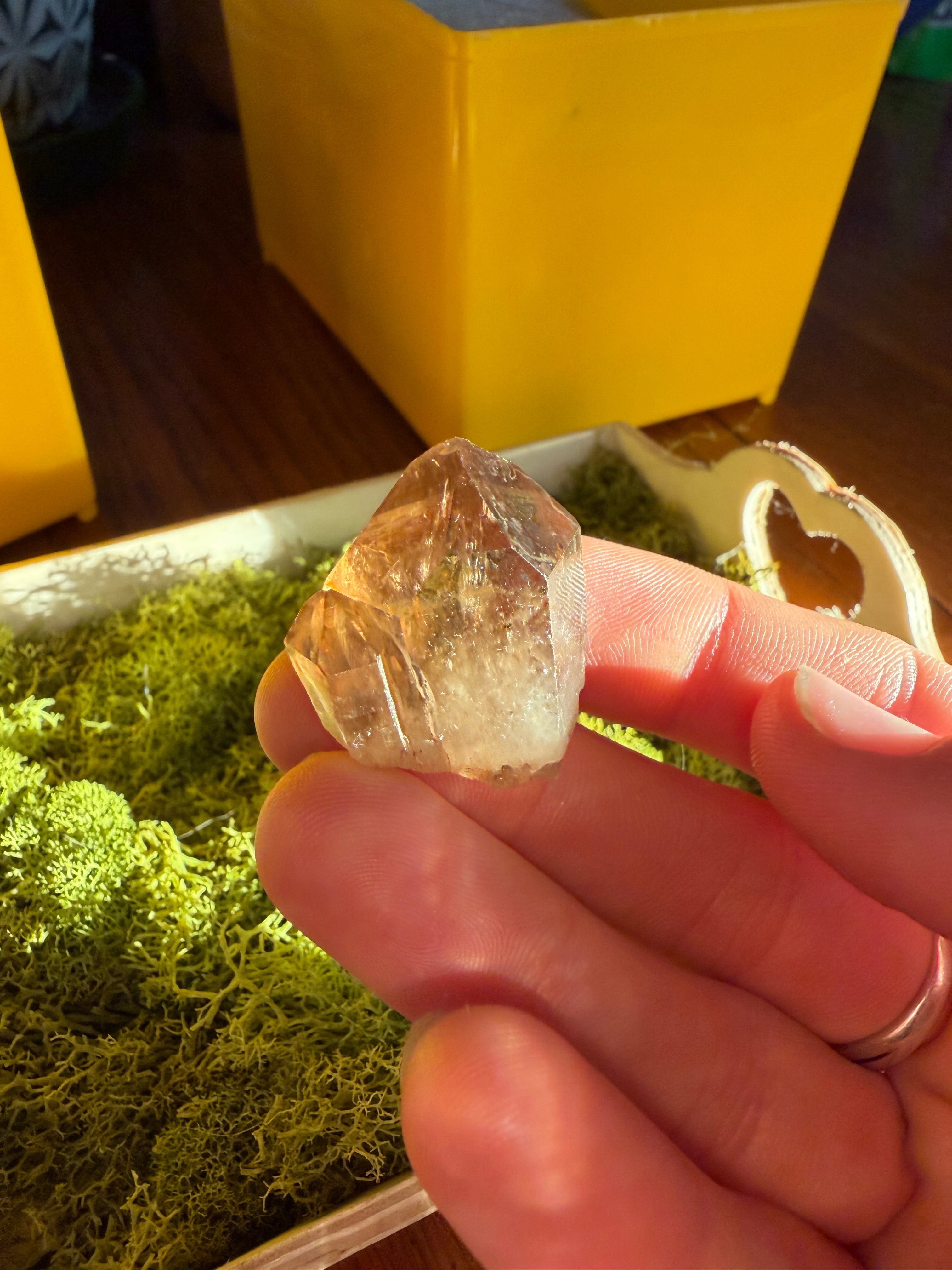 Kundalini Citrine Point from DRC