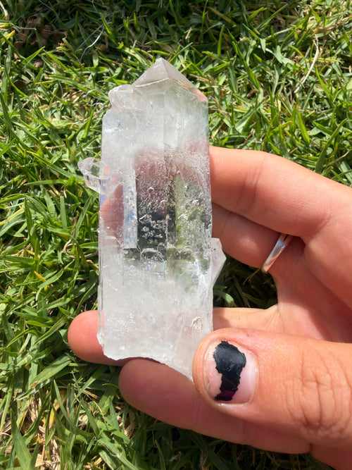 Chunky Lemurian Quartz Point from Brazil