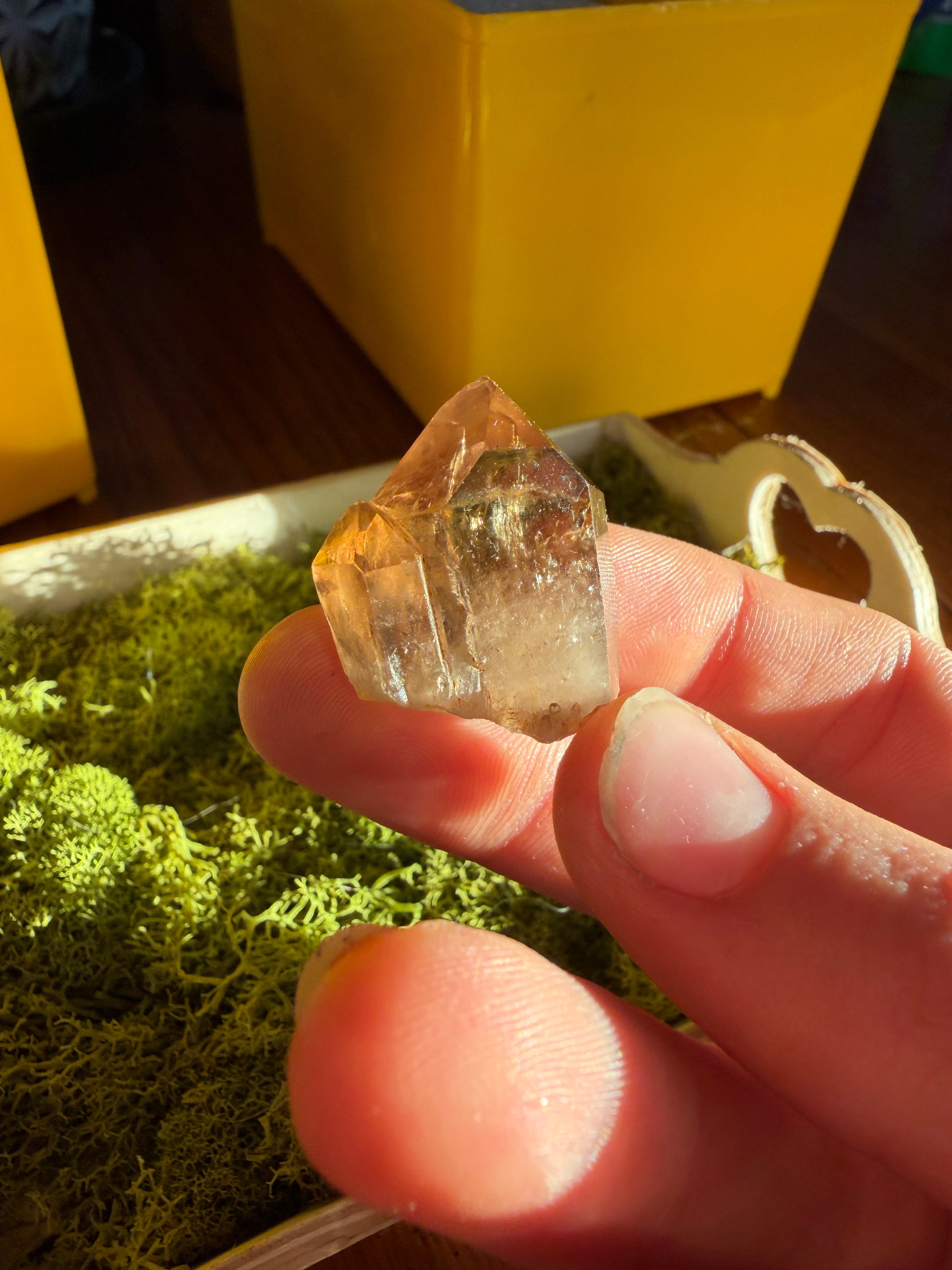 Kundalini Citrine Point from DRC