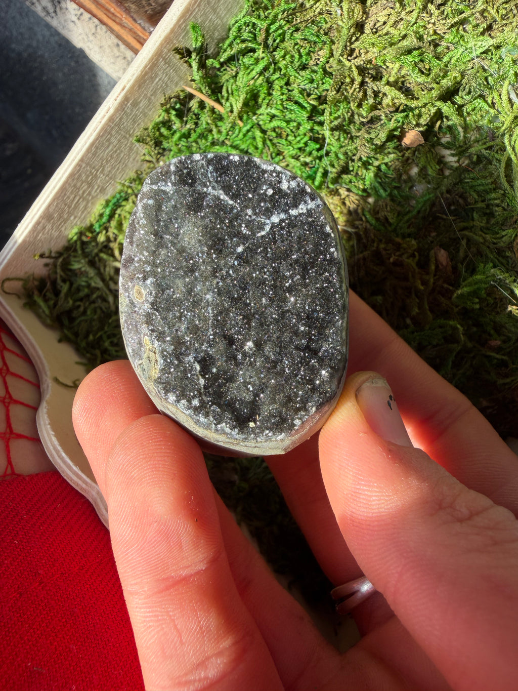 Black Amethyst from Uraguay