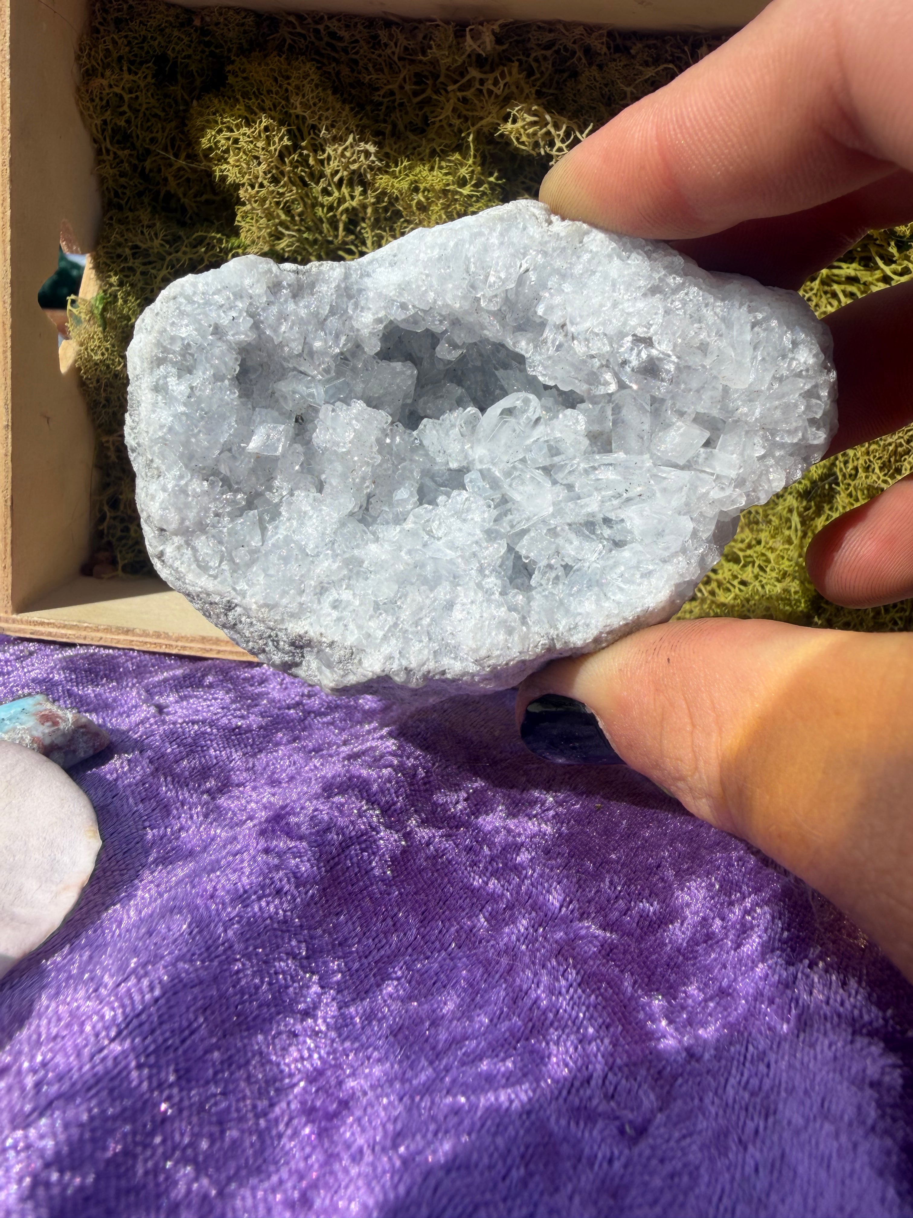 Celestite Cluster from Madagascar