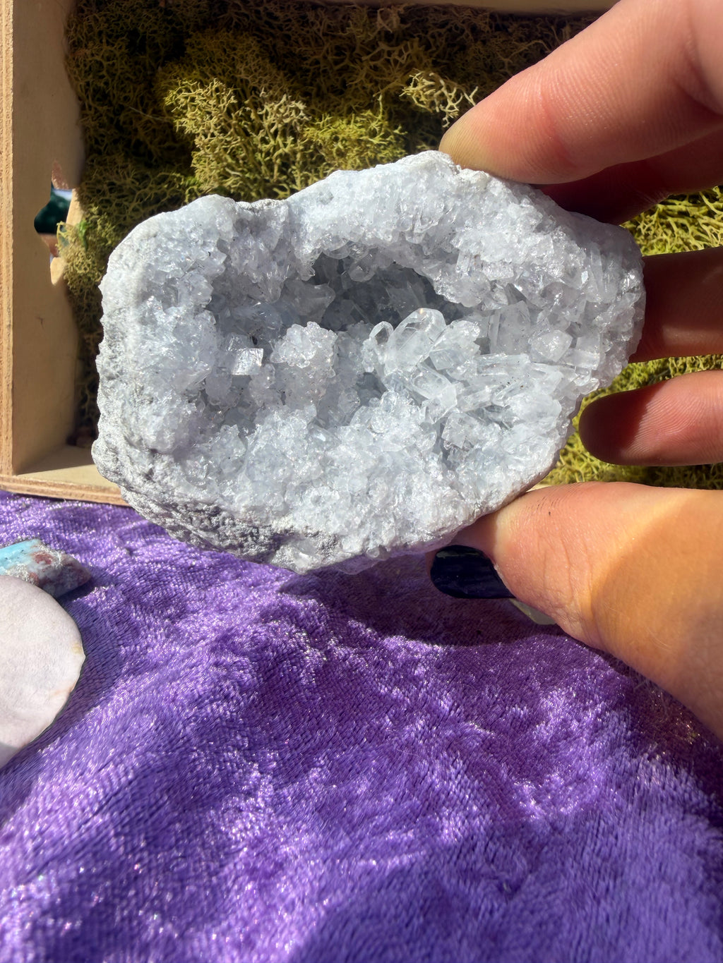 Celestite Cluster from Madagascar