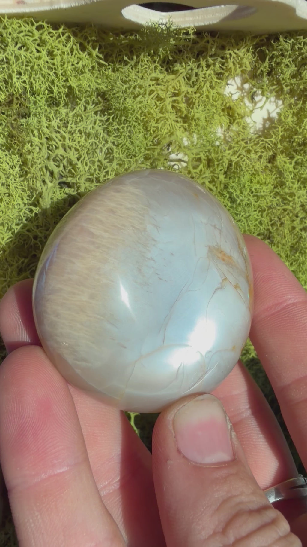 Flashy Peach Moonstone from Madagascar