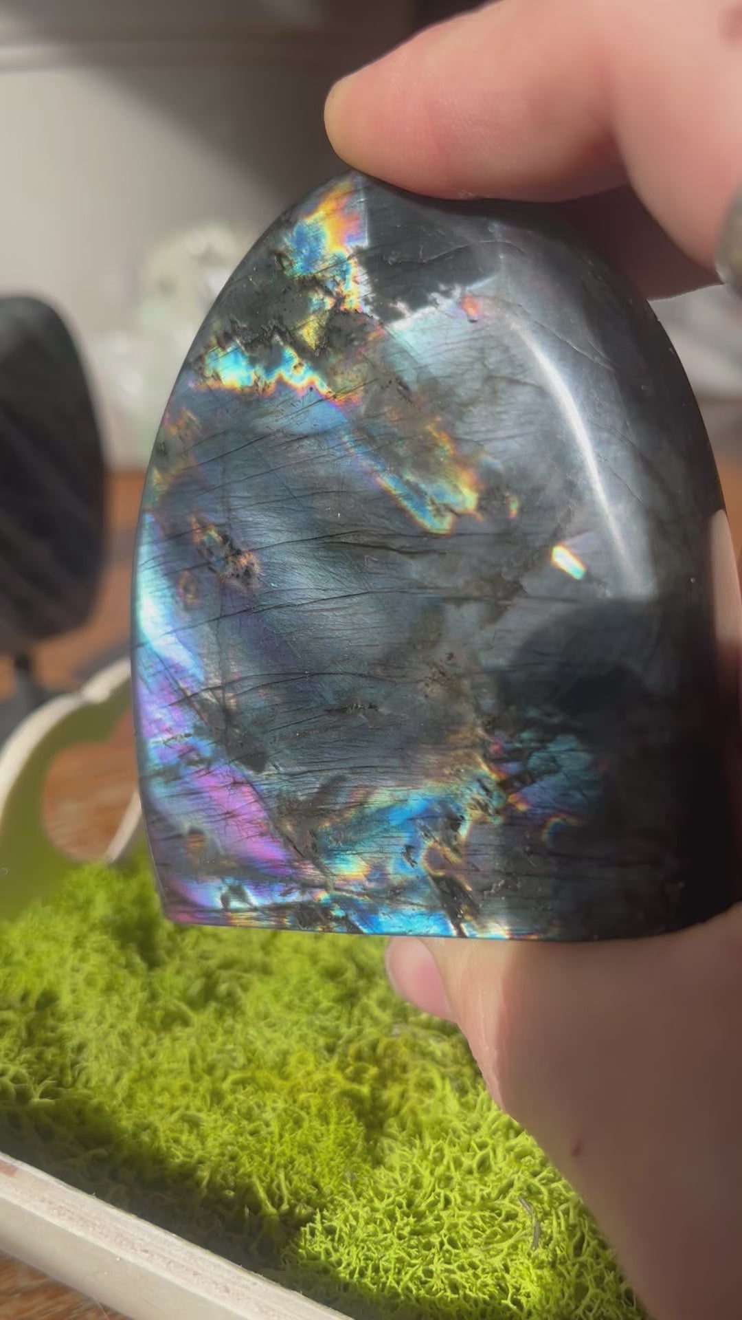 Flashy Rainbow Labradorite from Madagascar