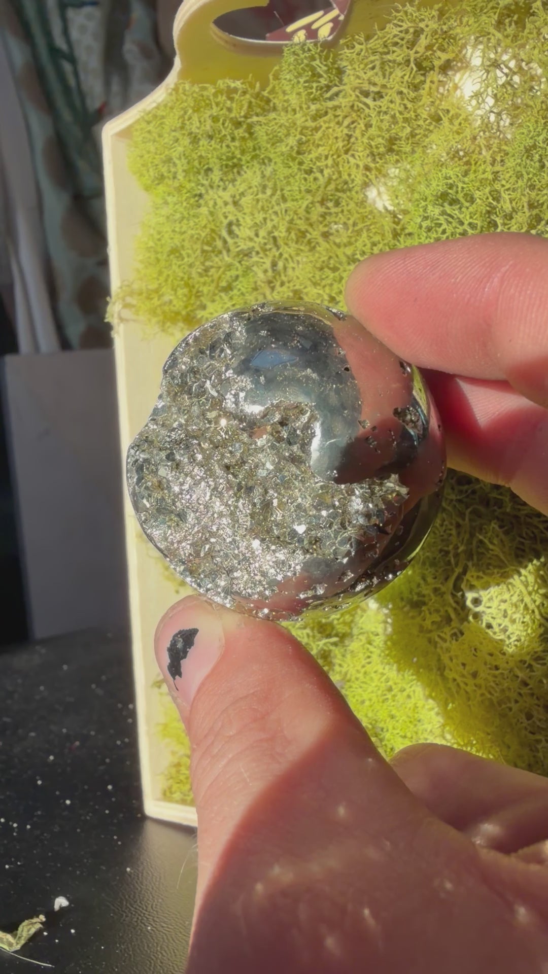 Small Pyrite Sphere from Peru