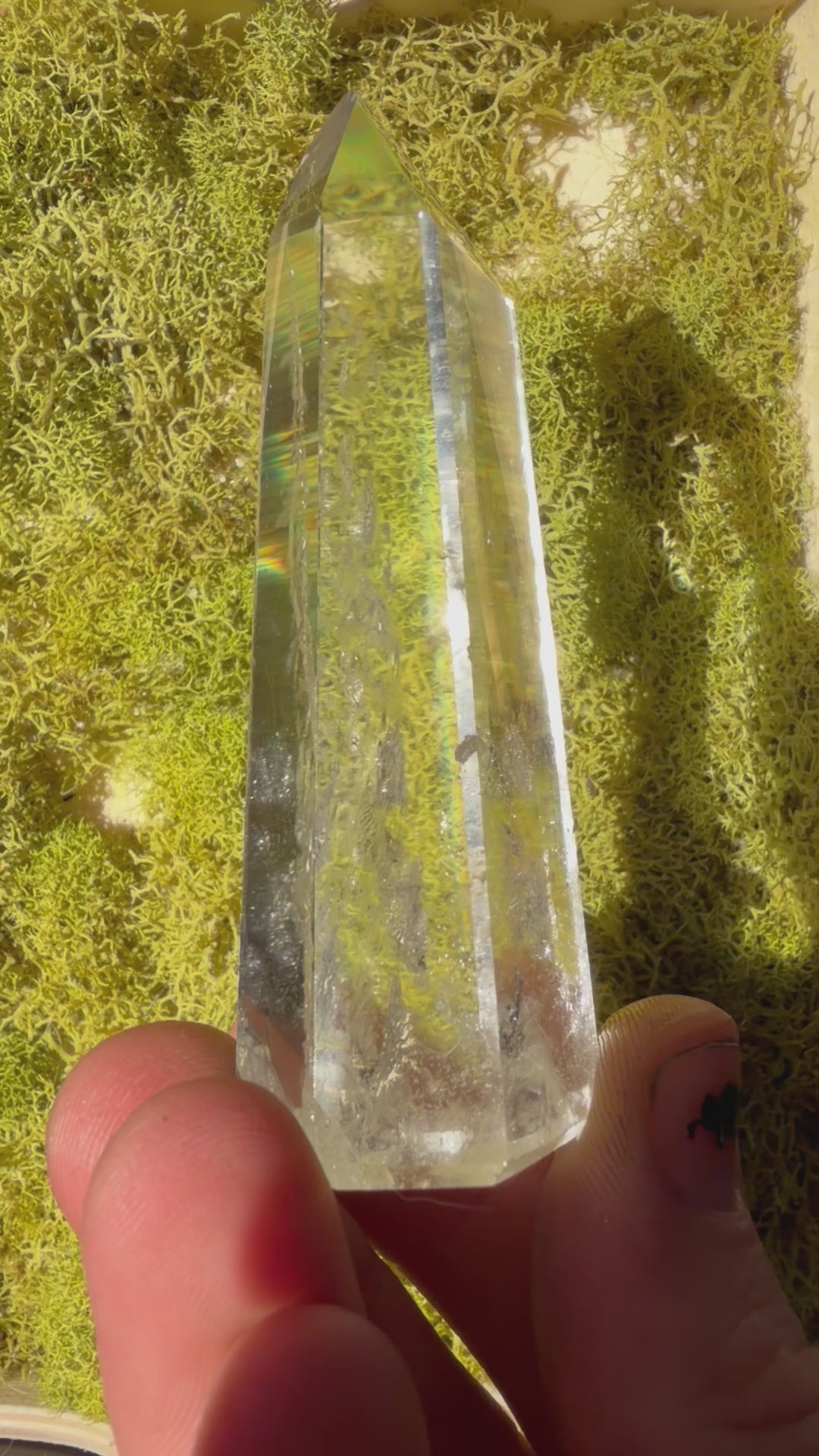 Clear Quartz Tower from Brazil ~Ultra Clear~